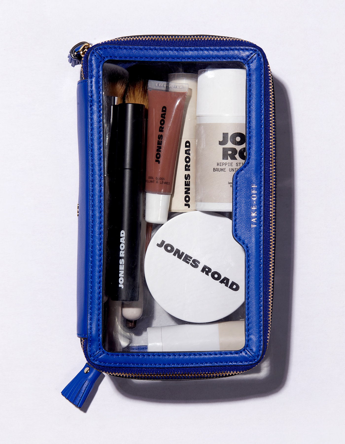 bobbi brown travel makeup bag Abbey Cosmetic Case The travel storage solution has a zippered pocket on top for your everyday essentials and a bottom compartment that unzips to reveal a storage space for necklaces Bobbi Brown Travel Makeup Brushes