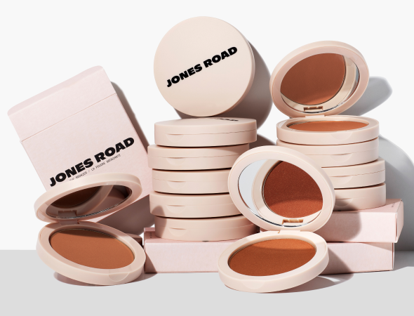 A collection of The Bronzer from Jones Road Beauty