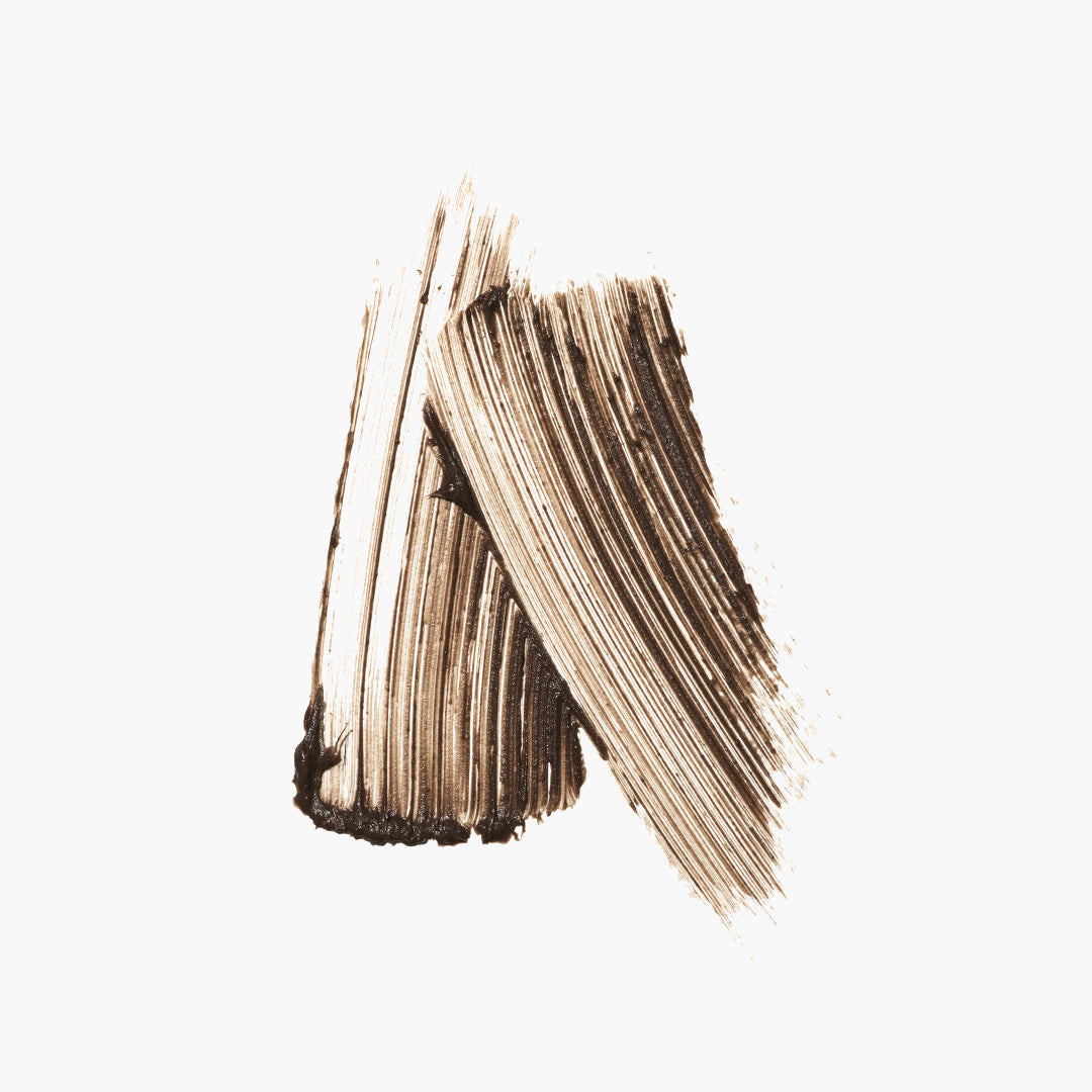 A swatch of The Brow Gel by Jones Road Beauty