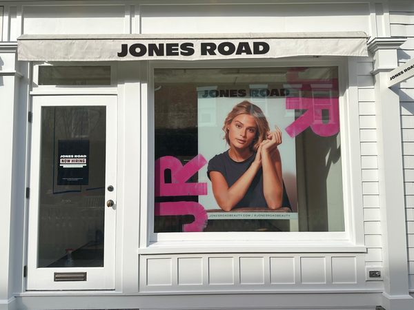 The Jones Road storefront in East Hampton, NY